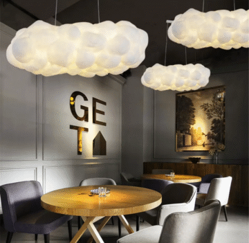 Floating Cloud Pendant Light